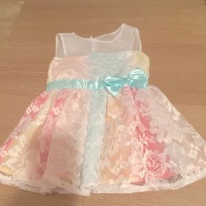 George Rainbow Lace Dress